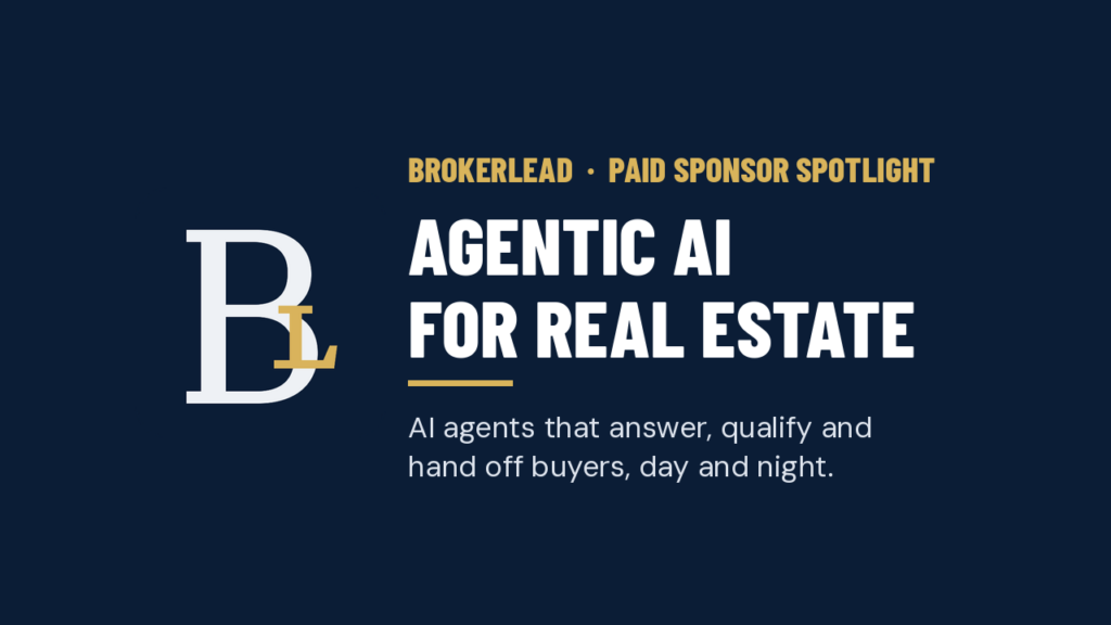 BrokerLEAD agentic AI for real estate, paid sponsor of this HEREGreensboro Real Estate Spotlight