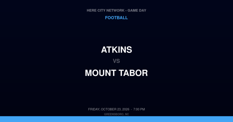 Atkins 0, Mount Tabor 42