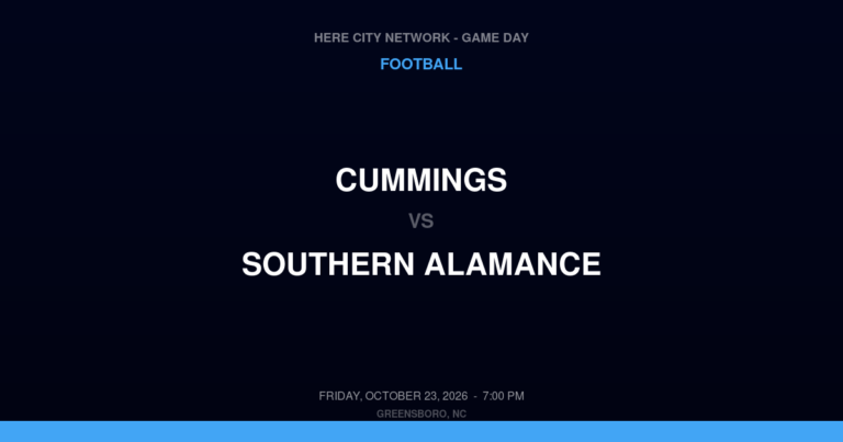 Cummings 6, Southern Alamance 46