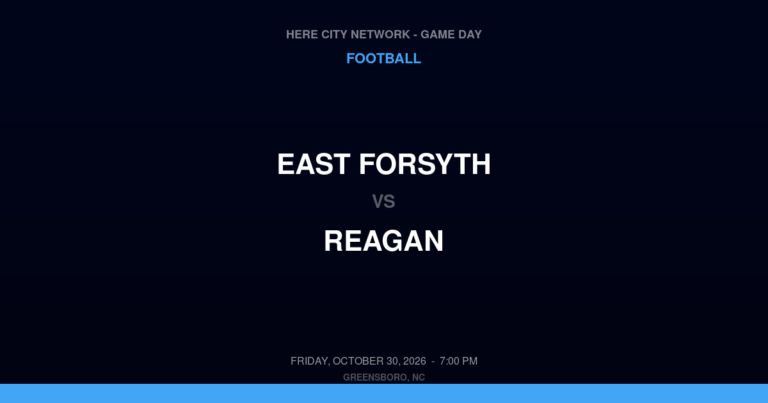 East Forsyth at Reagan