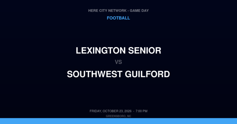Lexington Senior 7, Southwest Guilford 14