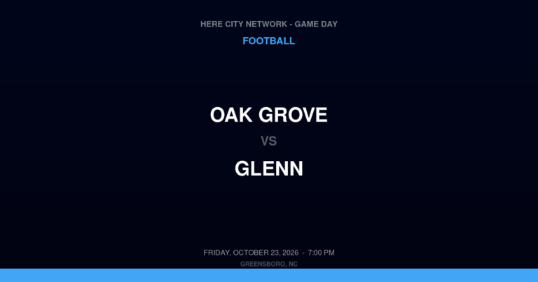 Oak Grove 32, Glenn 0