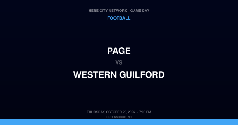 Page at Western Guilford
