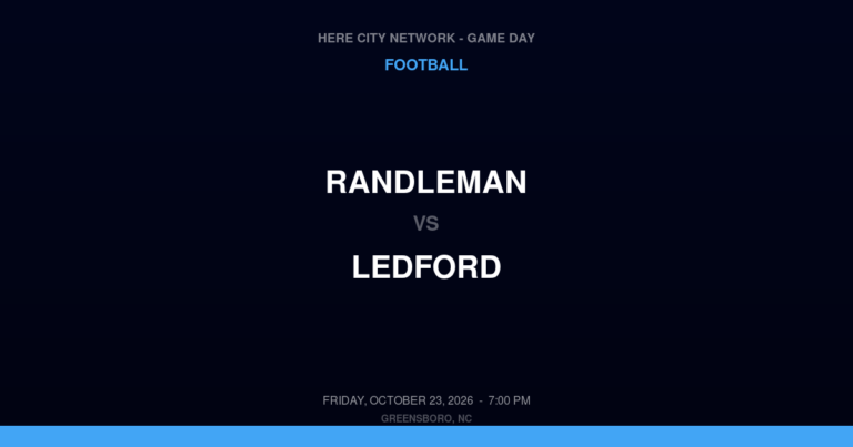 Randleman 27, Ledford 24