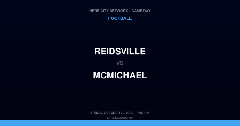 Reidsville at McMichael