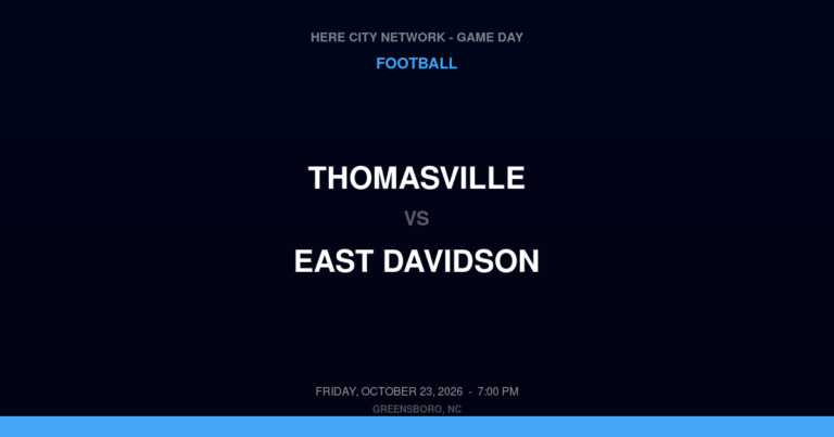 Thomasville 63, East Davidson 10