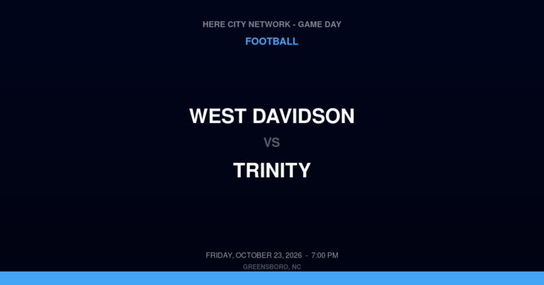West Davidson 55, Trinity 6