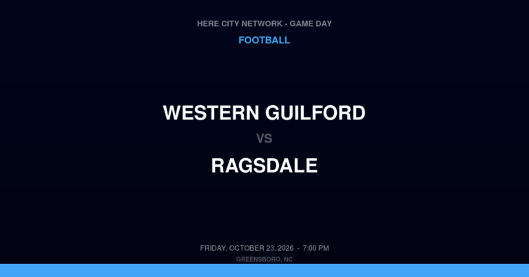 Western Guilford 0, Ragsdale 55