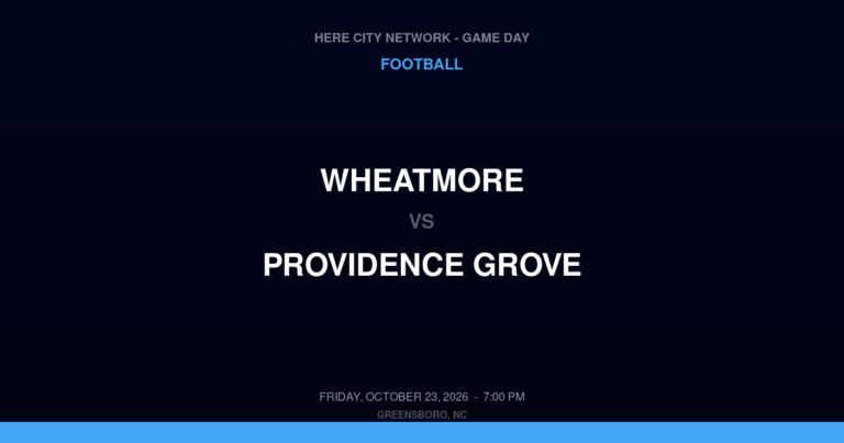Wheatmore 14, Providence Grove 23